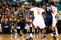Game Action - Winthrop Tournament 2015 Men's Basketball