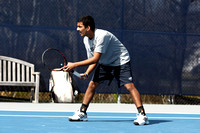 Game Action - Presbyterian 2013 Men's Tennis
